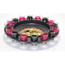Shot Bardaklı Rulet Oyunu Siyah ALK2547