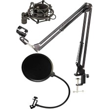 NB39 Mikrofon Standı + Pop Filter + Shock Mount