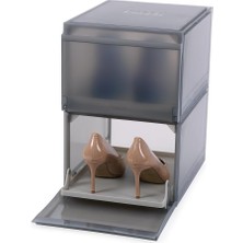 Joseph Shoecase Premium Ayakkabı ve Spor Ayakkabı Saklama Kutusu Düzenleyici, Kaydırmalı Ayakkabı Tepsisi, 2'li Paket