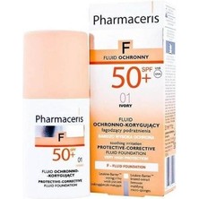 Spf 50+ Ivory Protective Corrective Foundation Kapatıcı Fondöten Fluide Kapatıcı Fondoten (50 Ml)