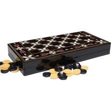 Klasik Ahşap Tavla Antep Büyük Boy