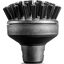 Büyük Yuvarlak Fırça Buharlı Temizleyici, Siyah