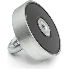 Magneteksan Ø80 mm Ferrit Çok Güçlü Pot Mıknatıs