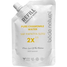 Natural Papatya Suyu Saç TONIĞI%100 Doğal ve Saf Refill Paket 200 ml