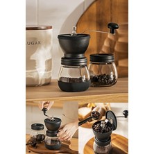 Matera Coffe Grinder Seramik Öğütücülü Cam Kahve Değirmeni Öğütücüsü