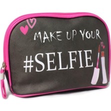 Eleganza Make-Up Selfie Yazılı Çanta