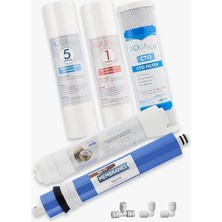 Su Açık Kasa Su Arıtma Cihazı 5li Filtresi Standart Membran Set Yüksek Kalite ve Dayanıklılık