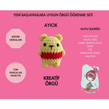 Kreatif Örgü Ayıcık Amigurumi Örgü Öğrenme Kiti