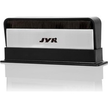 Master Jyr-01 Çift Yönlü Plak Temizlik Fırçası - Kadife ve Anti-Statik Fiber Fırça Bir Arada