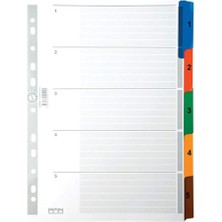 Karton Ayrac Klasik 1-5 Rakam A4
