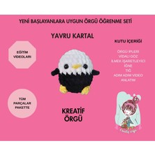 Kreatif Örgü Yavru Kartal Amigurumi Örgü Öğrenme Kiti