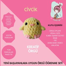 Kreatif Tasarım Civcik Amigurumi Örgü Öğrenme Kiti