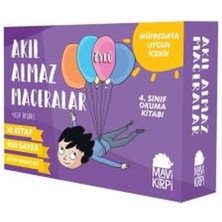 Mavi Kirpi Kitap Akıl Almaz Maceralar 4. Sınıf Seti (10 Kitap)