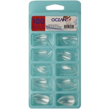 Trıco Ocean Takma Tırnak 100'LÜ Kutulu Badem Protez Tırnak - 132