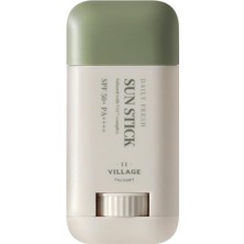 Village 11 Factory Vegan Daily Fresh Sun Stick 50+ Pa++++ Güneş Koruyucu Krem 10 ml