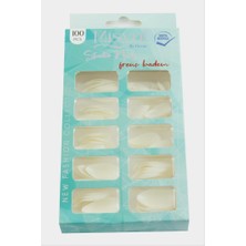 Zero Land Nrzsnt Misyul Frenç Badem Takma Tırnak 100 Adet-Krem