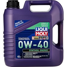 Moly Synthoil Energy 0W-40 4 L Otomotiv Bakım Ürünü