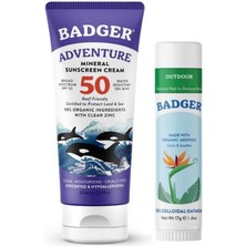 Organik Güneş Seti: Spf 50 Güneş Kremi + Nemlendirici Stick
