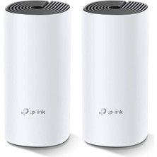 Deco M4 2-Pack, AC1200 Mbps, Dual-Band, Gigabit Portları, 100 Cihaza Kadar Bağlanılabilirlik, 260 M²'ye Kadar Kapsama, Mobil Uygulama ile Kolay Kurulum, Wi-Fi 5 Mesh Sistemi