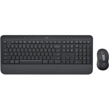 Signature MK650 Bluetooth Kablosuz Klavye ve Mouse Seti Türkçe Q - Siyah Ergonomik Tasarım ile Ev Ofis Kullanımı