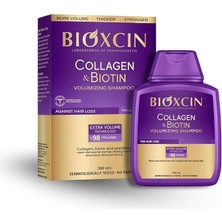Collagen & Biotin Hacim Şampuanı 300 ml – Ince Telli ve Hacimsiz Saçlar Için Dolgunlaştırıcı ve Güçlendirici Bakım