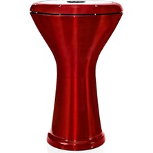 3025 Mısır Darbuka, Boyalı, 22 cm Çap, Gr. L, Kırmızı