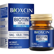 Biotin & 15 Mg Çinko Takviye Edici Gıda 60 Tablet