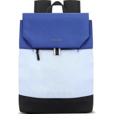 Zen Eco MCE-1304 Sırt Çantası - Macbook Çantası, Hırsızlığa Karşı Koruma, Küçük, Mini, 13-14 Inç Laptop, Günlük ve Iş Kullanımı, Şık Tasarım, Üniversite ve Okul Için, Mavi Gri