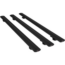 V70 1998-2000 Arası ile Uyumlu Basıc Model Ara Atkı Tavan Barı Siyah 3 Adet