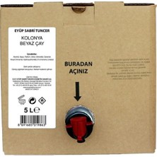 SARVONA Eyüp Sabri Tuncer Beyaz Çay 5lt Bag In Box Endüstriyel Kolonya