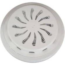 Home Ayarlı Doğalgaz Cam Menfezi Beyaz Ø18CM - Aç-Kapa Ayarlanabilir Soğuk Hava Engelleyen Cam Menfezi - Şeffaf Panel Hava Kapaklı Havalandırma Menfezi