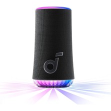 By Anker Glow 30W Taşınabilir Hoparlör, 360° Ses, Senkronize Radyant Işık, 18 Saat Oynatma Süresi, Özelleştirilebilir Eq, Işık Gösterisi, IP67, Su Geçirmez