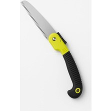Katlanır Budama Testeresi, 18 cm Paslanmaz Çelik Bıçak, 23 cm Kaymaz Ergonomik Sap, Güvenlik Kilitli, Ağaç Dalı Kesim ve Bahçe Kullanımı Için Pratik El Testeresi