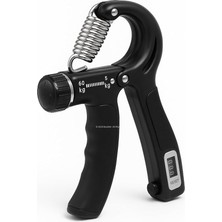 Ayarlanabilir Sayaçlı El Yayı 5-60 kg Dirençli Bilek ve Ön Kol Güçlendirici Egzersiz Aleti Ergonomik Tasarımlı Kavrama Geliştirici Spor Ekipmanı