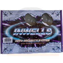 Kumandalı Inwells 3445 12 Volt Oto Alarm Yeni Anahtar
