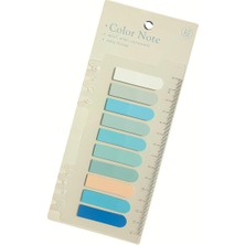 Renkli Yapışkanlı Not Kağıdı Oval Etiket (Kuru Çay)