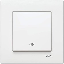 Karre Permütatör Beyaz Anahtar Düğme Çerçeveli - 90960031