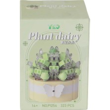 Vagon P1254 Panlos Simülasyon Çiçek Serisi 323 Parça Block Oyuncak