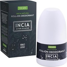 Doğal Roll On Deodorant Erkekler Için Ter Kokusu Önleyici Lekesiz 50 ml