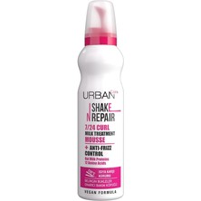 Urban Care 7/24 Bukleli Saçlar İçin Vegan Saç Bakım Köpüğü 150 Mililitre Anti-Kabaran Etkili