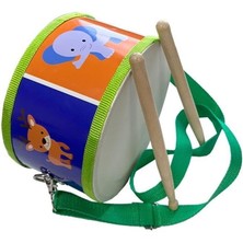 ORF-TF-14GR Örf Aletleri Askılı Yeşil Çocuk Davulu