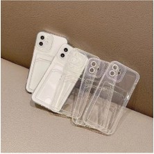 Hype Store Go Aksesuar Iphone 11 ile Uyumlu Şeffaf Kartlıklı (Köşeli 12 Görünümlü) Kamera Korumali Aa Kalite