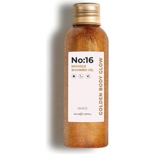 No:16 Mucizevi Işıltılı Saç ve Vücut Bakım Yağı 100 ml Paraben İçermez Vegan Nemlendirici Etki