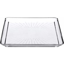 Hype Store Madlen Servis Tabağı 68683 Madlen Crystal Glass 24X24