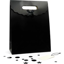 Hype Store 24X31 Siyah Renk Zarf Model Karton Çanta, Hediye