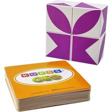 Geo Jr. Manyetik Görsel Zeka Küpleri (40 Geometrik Şekil Kartı - Mıknatıslı Küpler)