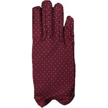 Ecoport Bordo Renk Puantiyeli Çocuk Eldiveni