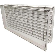 Kapaklı 100 Araçlık Yatay Beyaz