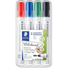 351 Wp4 Lumocolor Whiteboard Markör 4'lü Set Yuvarlak Uçlu