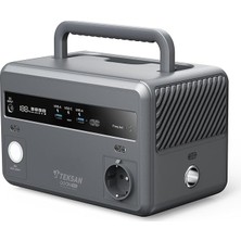 Go On 300W Taşınabilir Güç Istasyonu, Güneş Paneliyle Şarj Desteği, Hafif, Lifepo4, LED